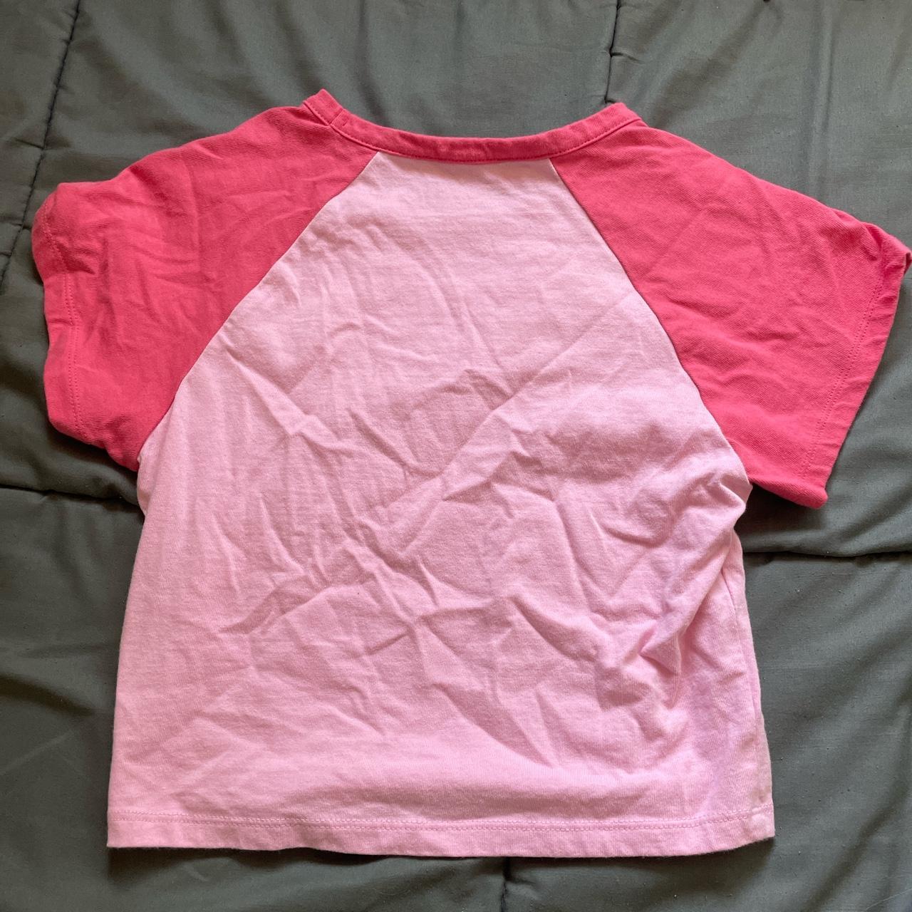 forever 21 baby tee pink 💞💕💗 size small Depop