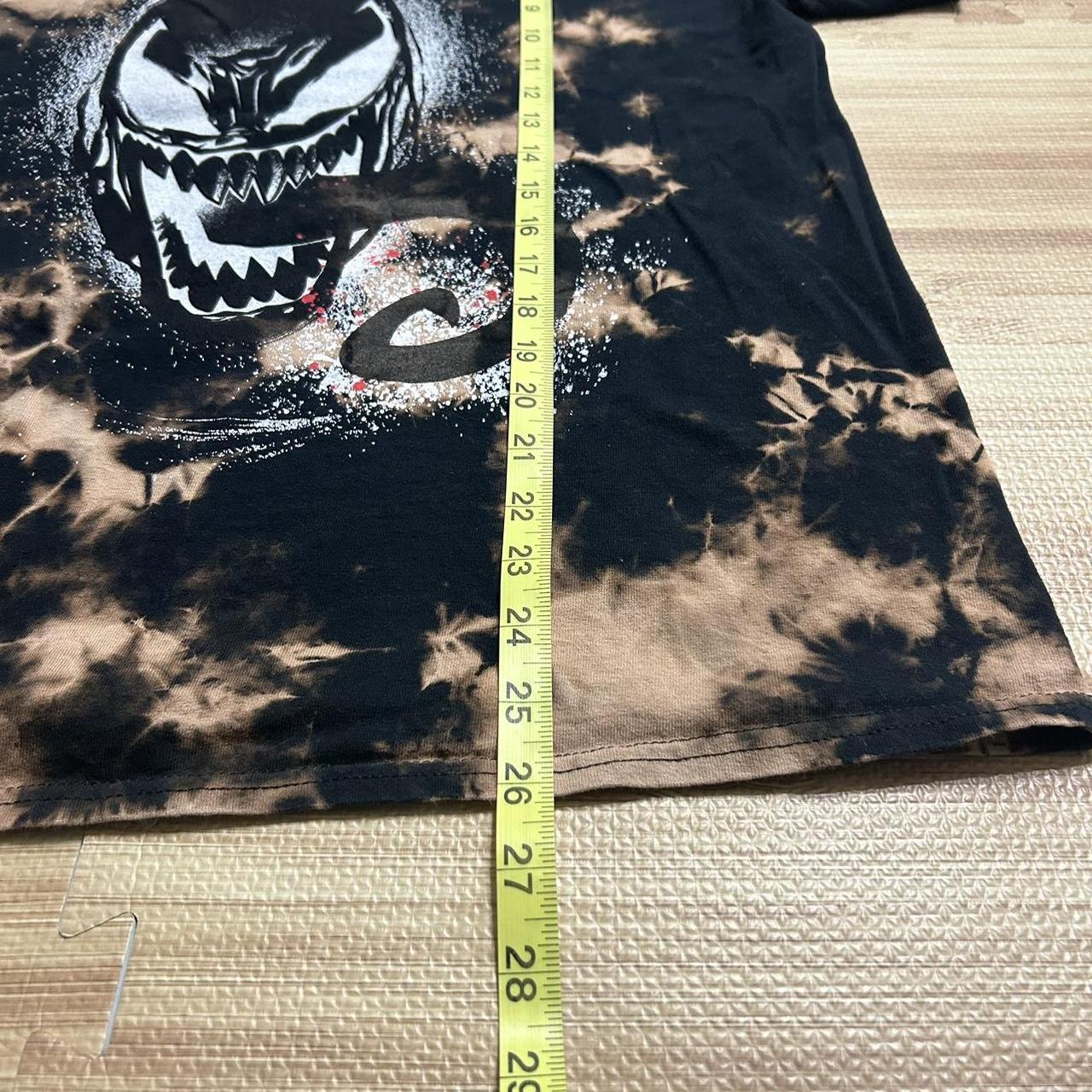 Venom Spider-man Marvel Tie Dye Graphic Tee Front... - Depop