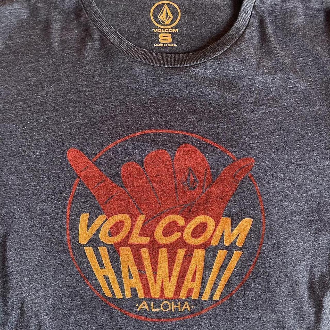 volcom hawaii aloha gray long sleeve ✯ skate, surf | Depop