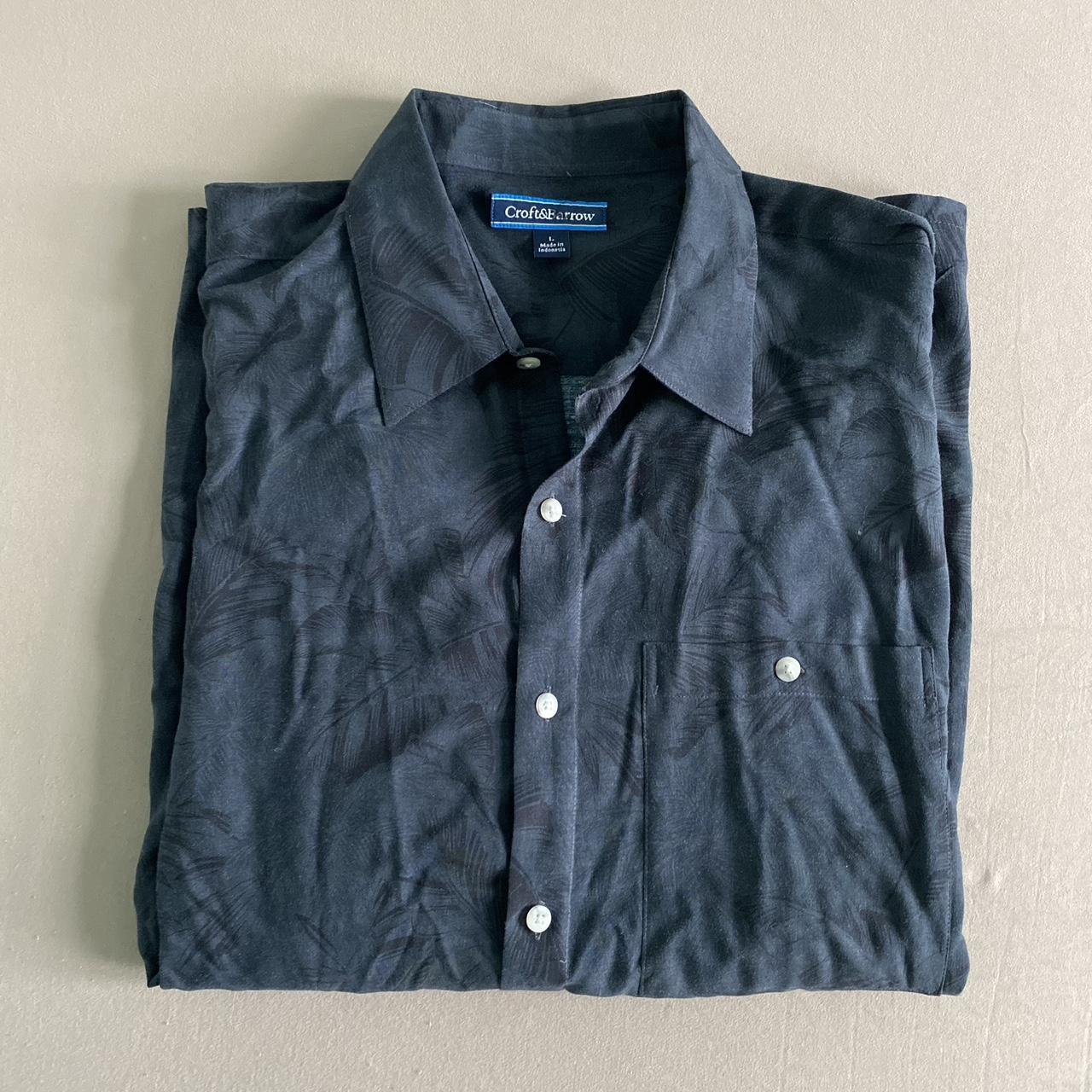 Croft & Barrow Men's Black Shirt | Depop