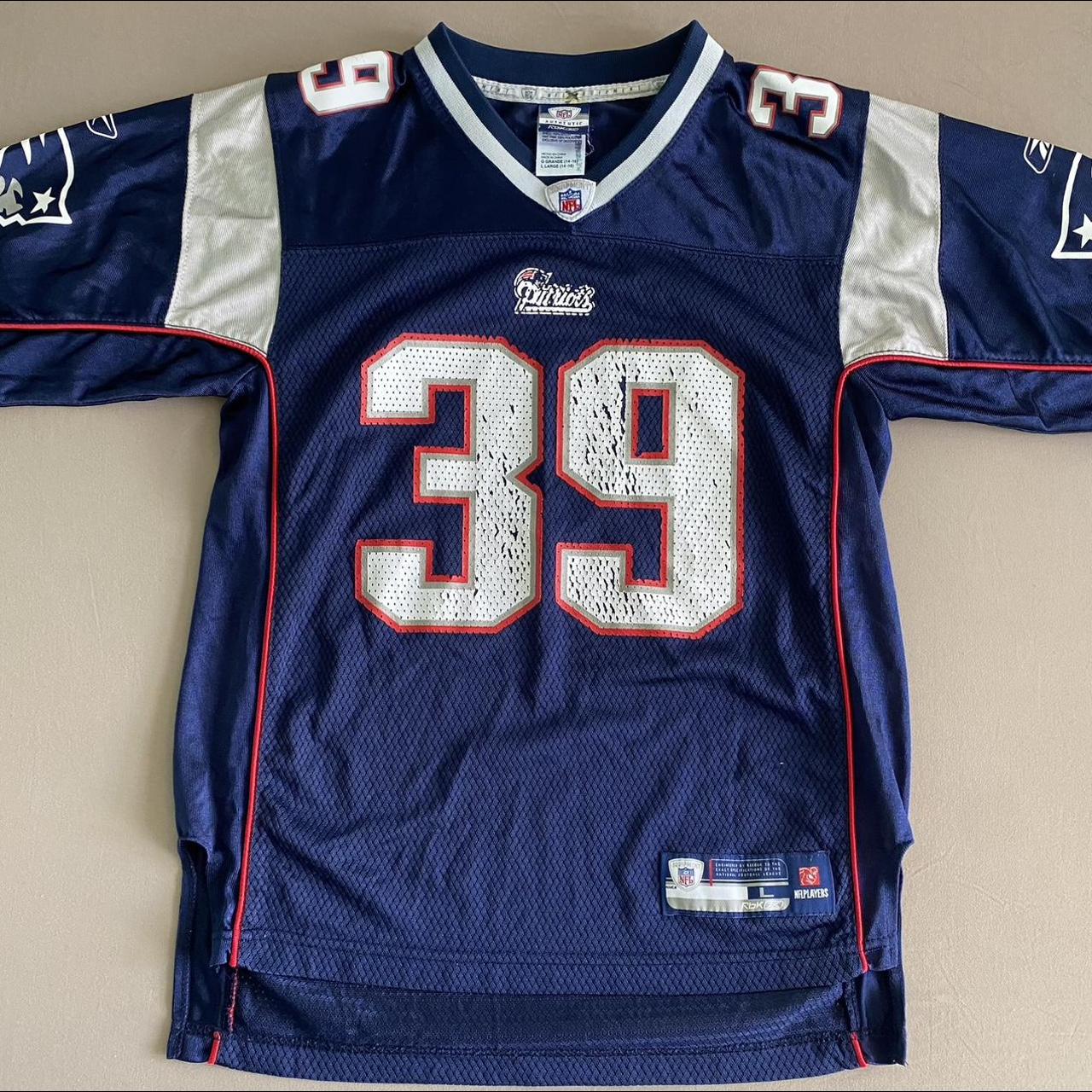 Mens Reebok NFL American Football Jersey New England - Depop