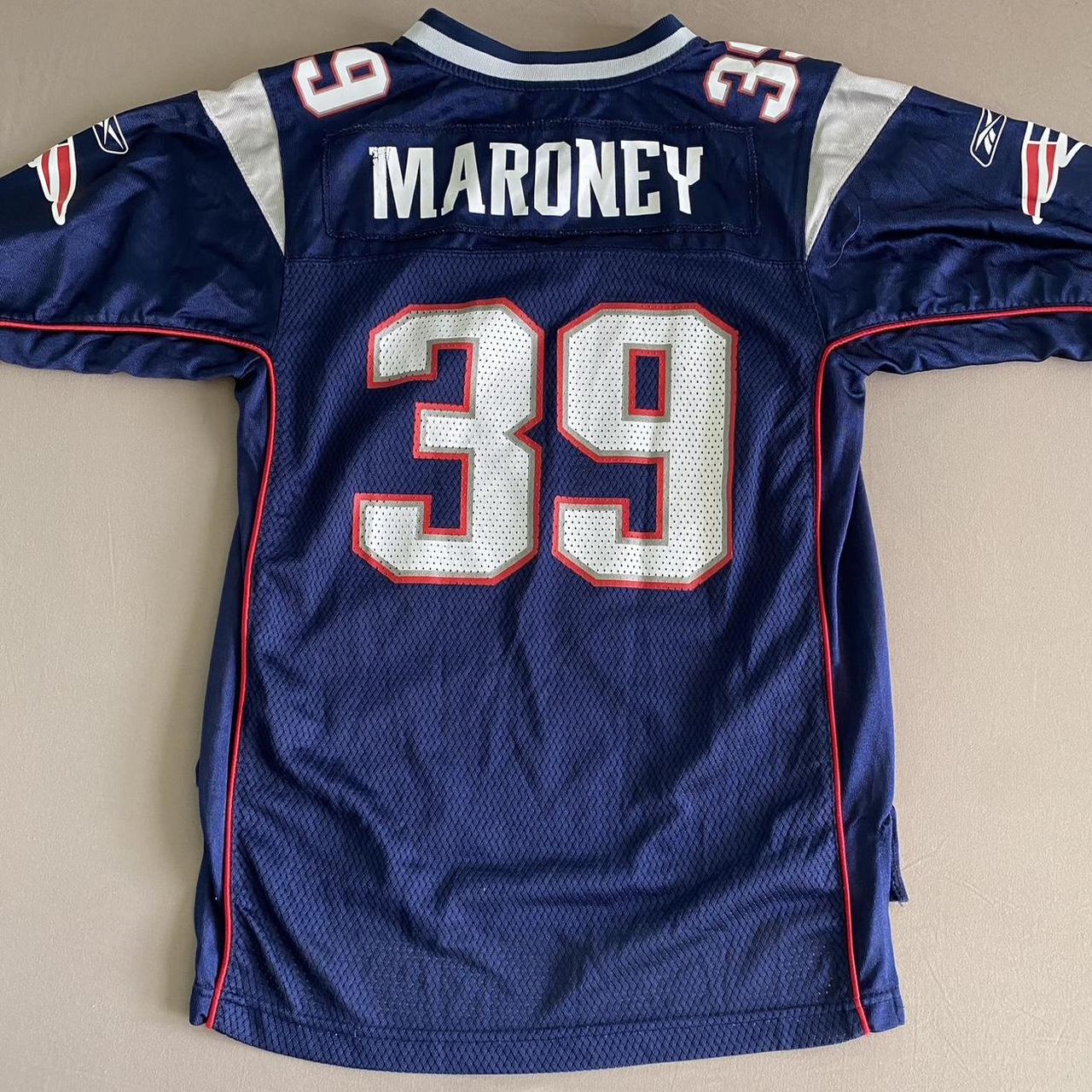 Navy New England Patriots Reebok Jersey Player: - Depop