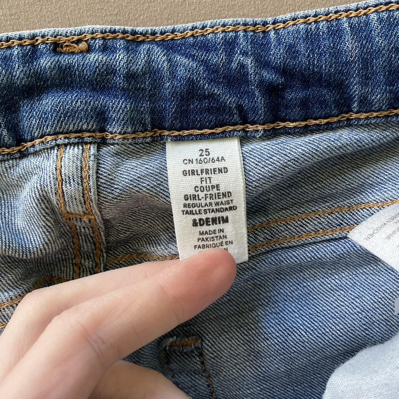 Girlfriend fit regular outlet waist h&m