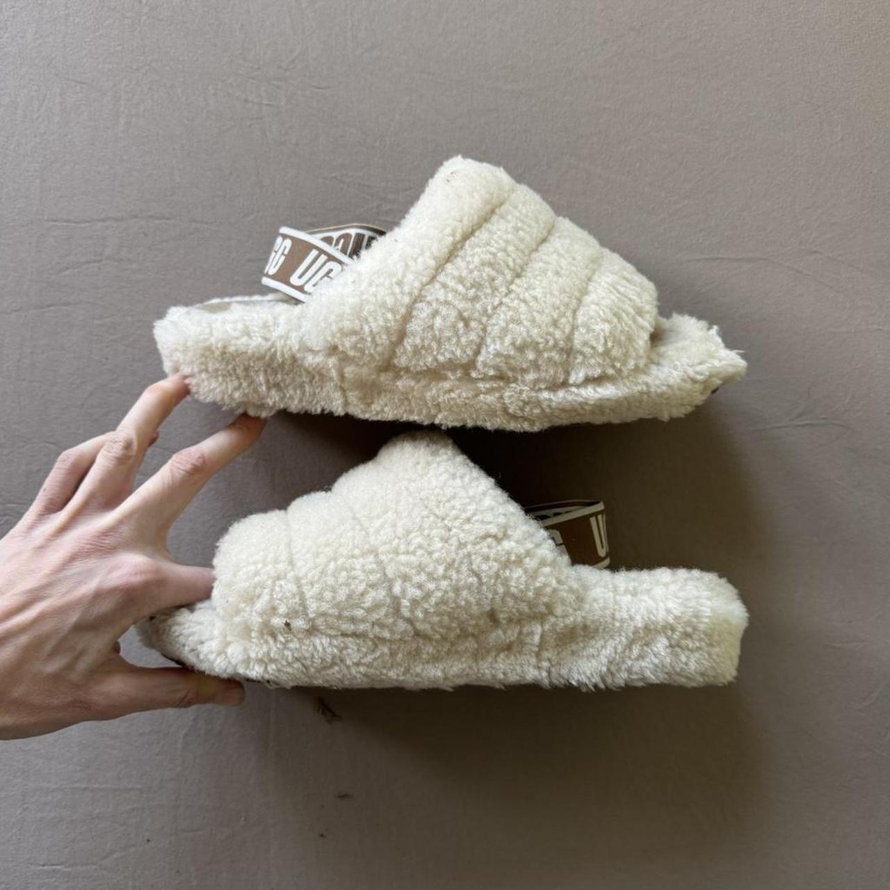 UGG Women's Slides - Cream - US 7 – UGG Fluff Yea… - image 1