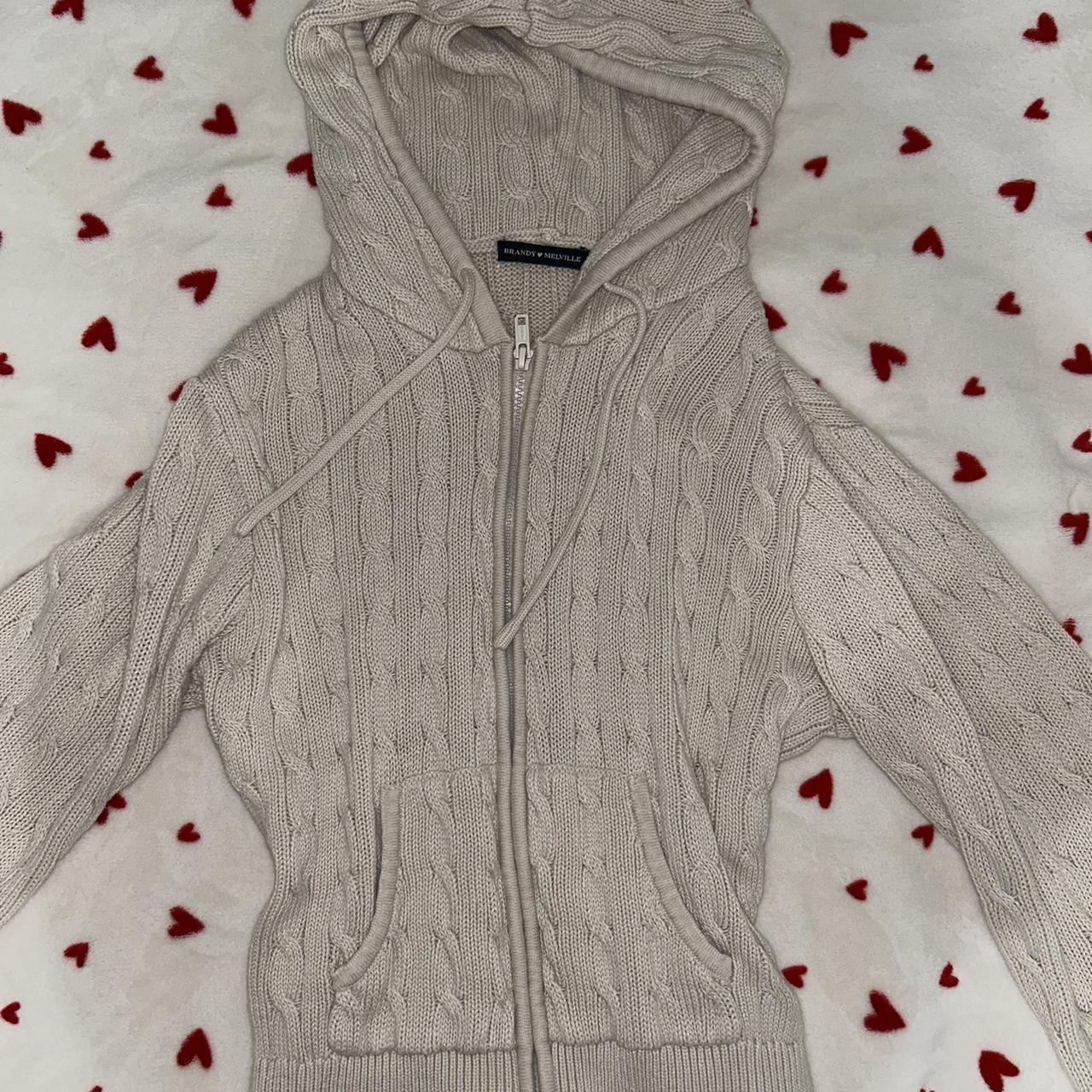 brandy ayla cable knit hoodie it’s also on the... - Depop