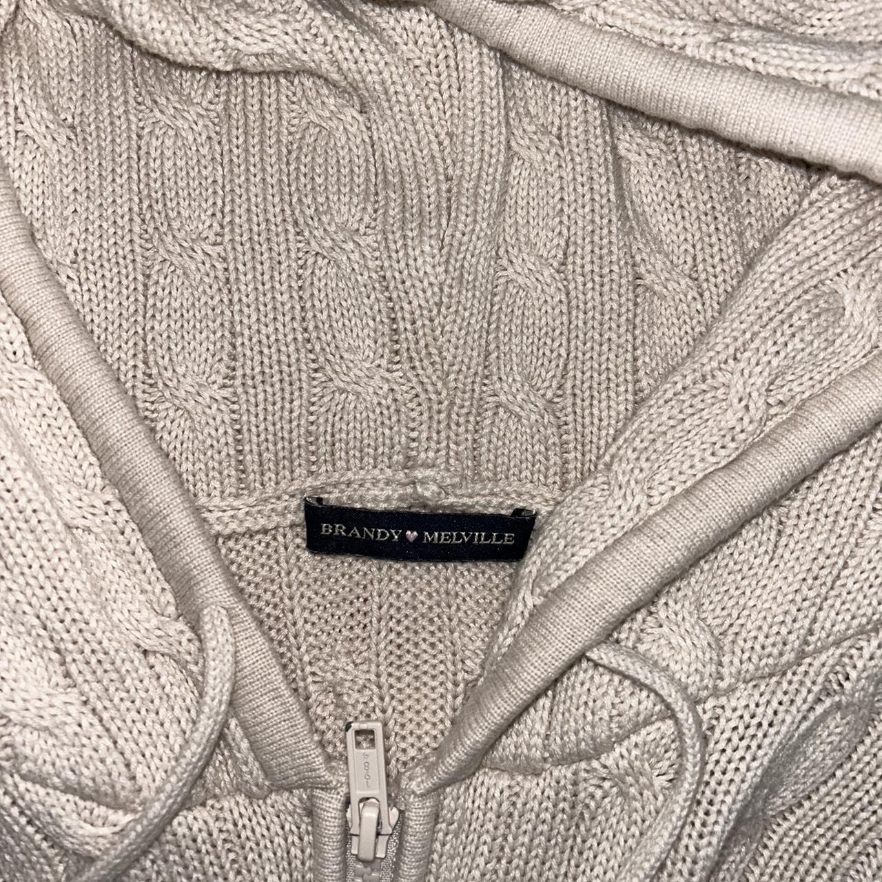 brandy ayla cable knit hoodie it’s also on the... Depop
