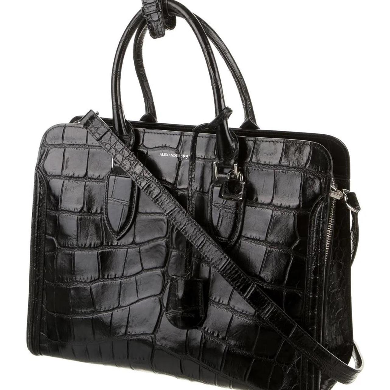 Alexander McQueen Top Handle Bag with laptop