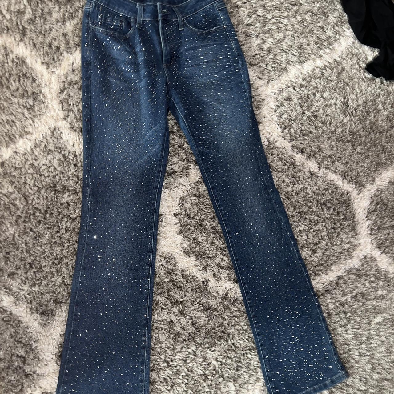 Rhinestone Jeans Forever 21 Tall Jeans Forever 21 Diamond/sparkly