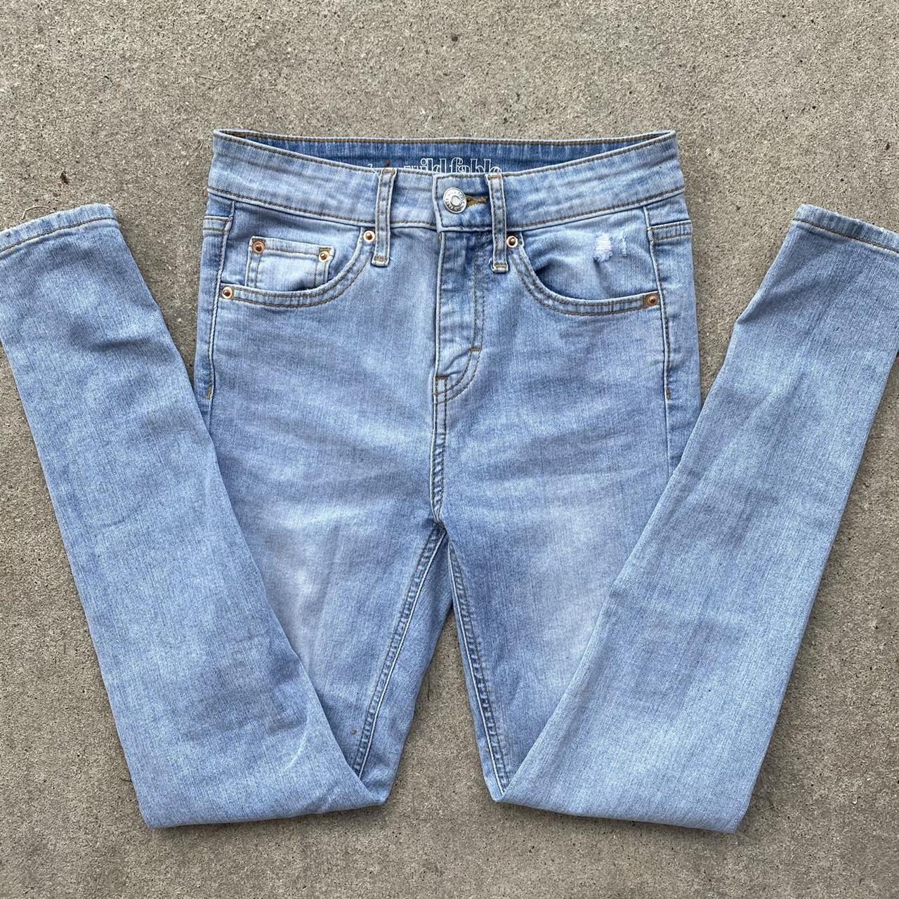 💟Light-Wash Wild Fable Skinny Jeans 💟Size 00... - Depop