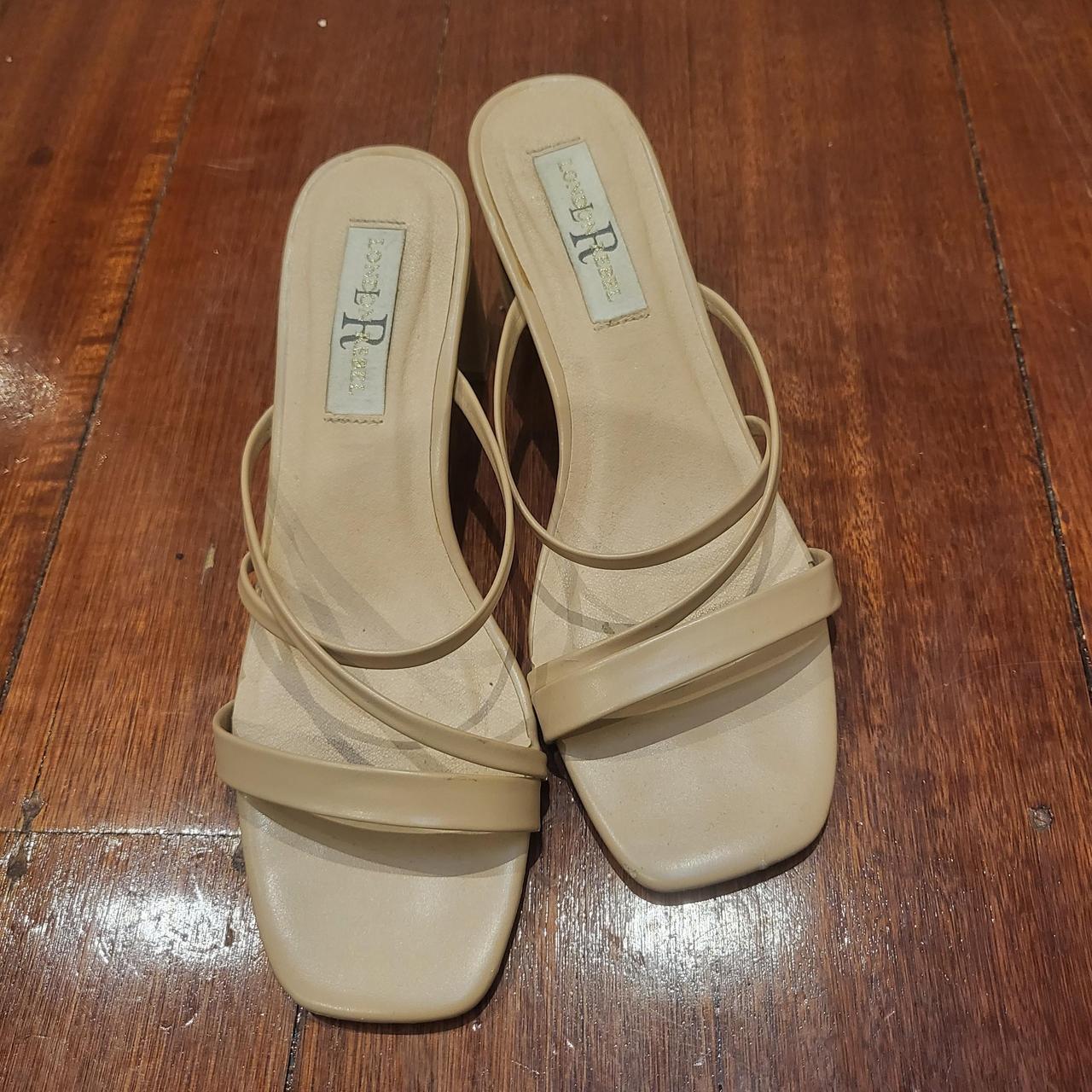 Cream heels only wore a few times selling as they... - Depop