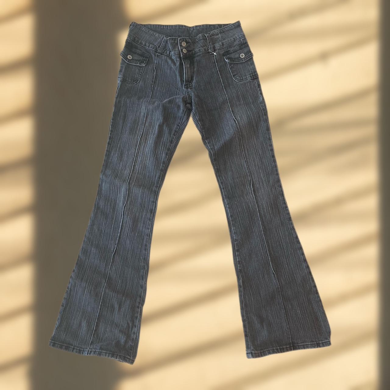 🫧brandy melville agatha denim jeans🫧 • dark grey... Depop