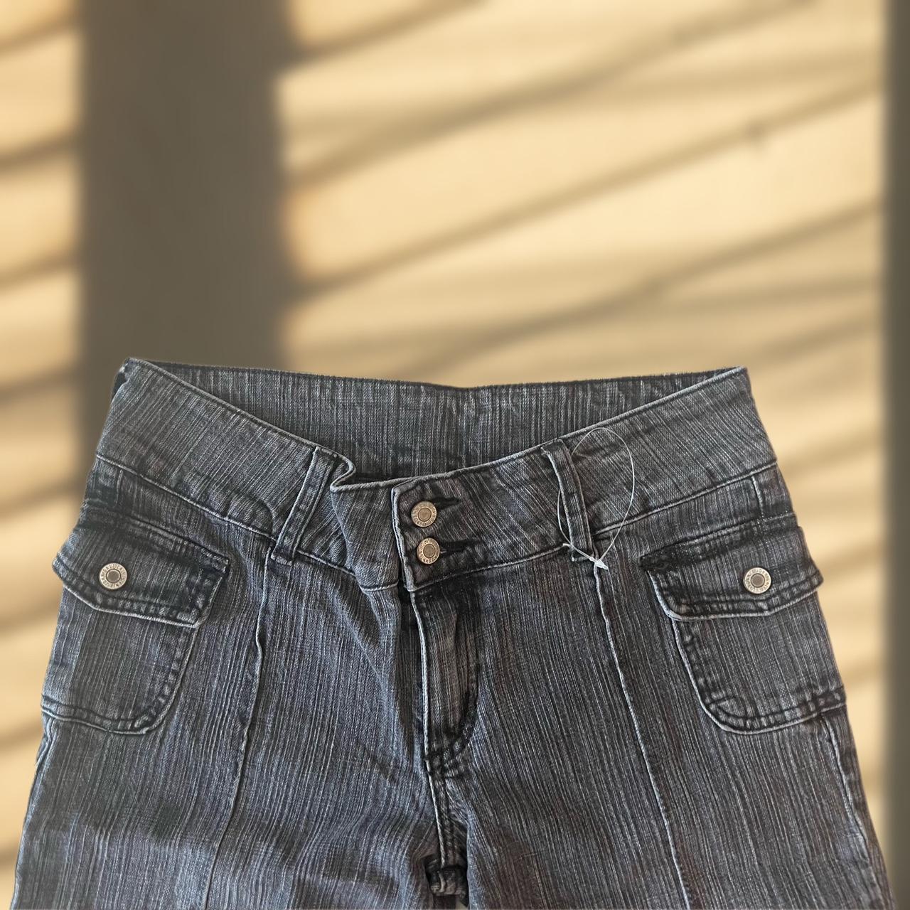 🫧brandy melville agatha denim jeans🫧 • dark grey... Depop