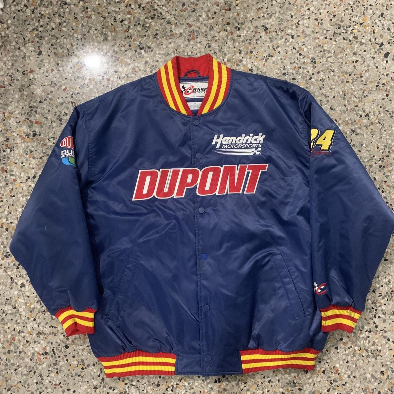 Vintage 90s Jeff Gordon Nascar satin jacket... - Depop