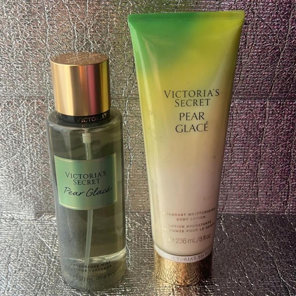 New Victoria Secrets Pear Glace Set Depop