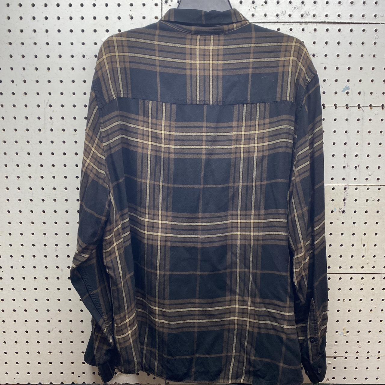 Men’s H&M XL Long Sleeve Button Up Woven Flannel... Depop