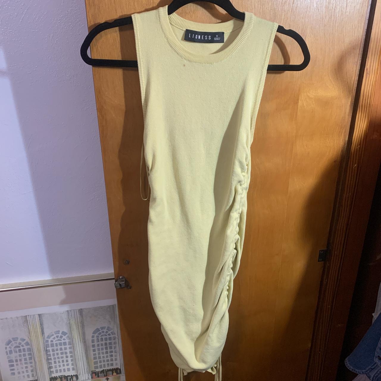 Lioness yellow dress in size small. The dress is... - Depop