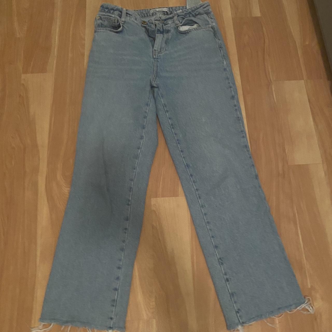 Zara full length jeans Loose fit Depop