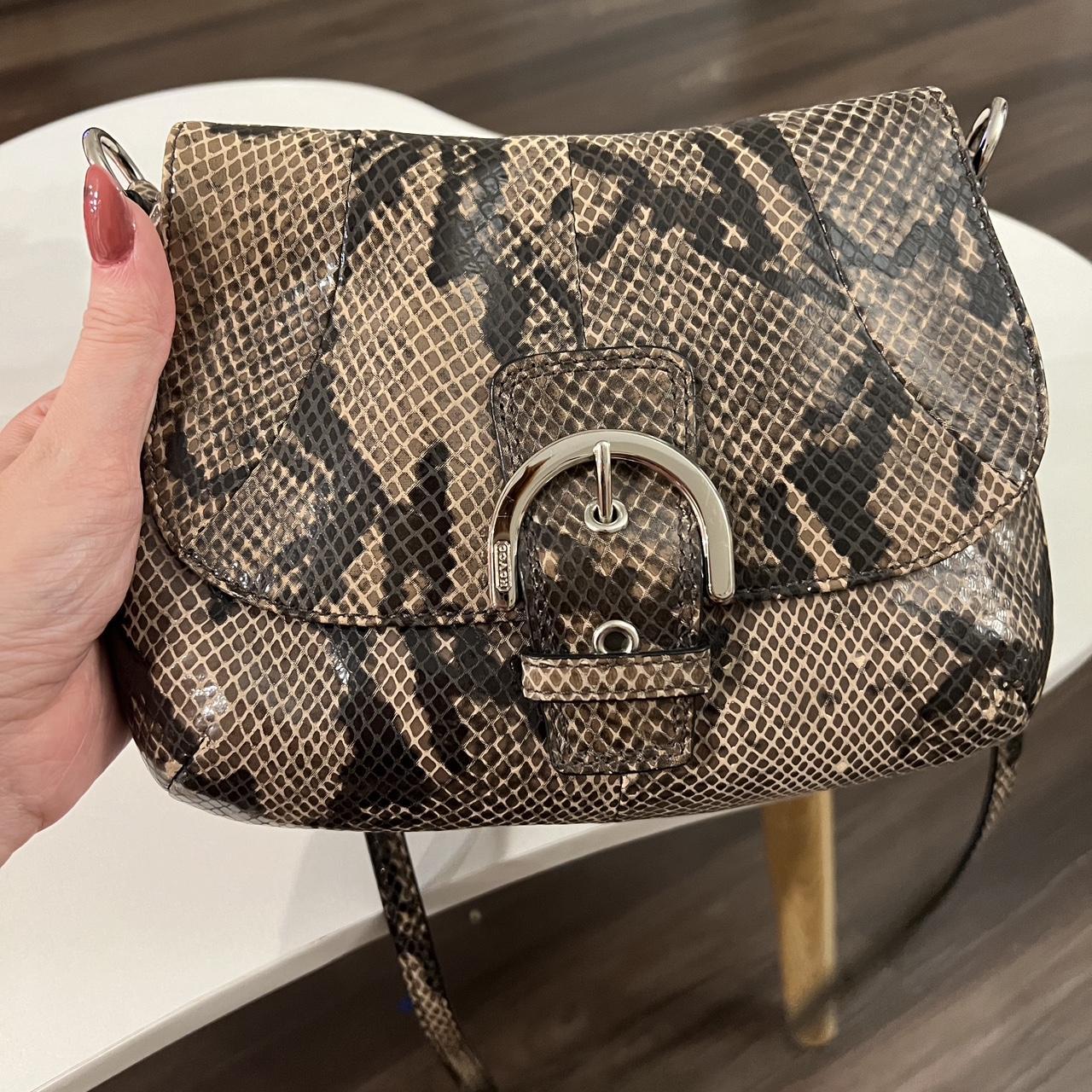 Coach faux high quality snakeskin crossbody bags