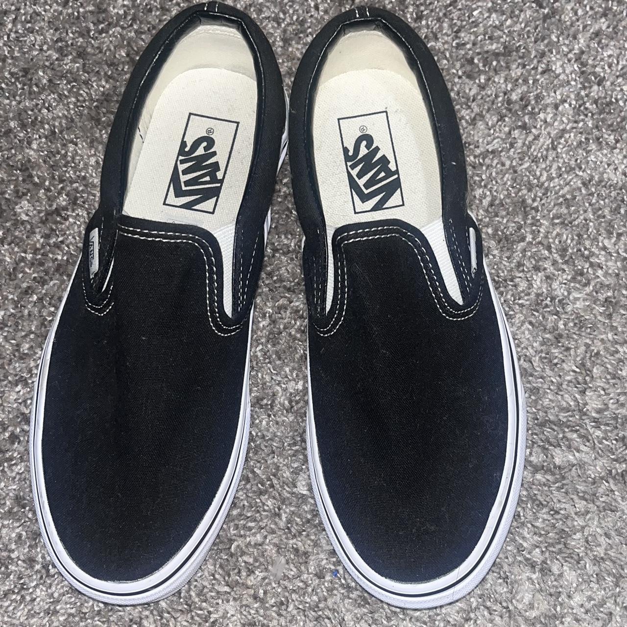 Black vans sale size 7.5