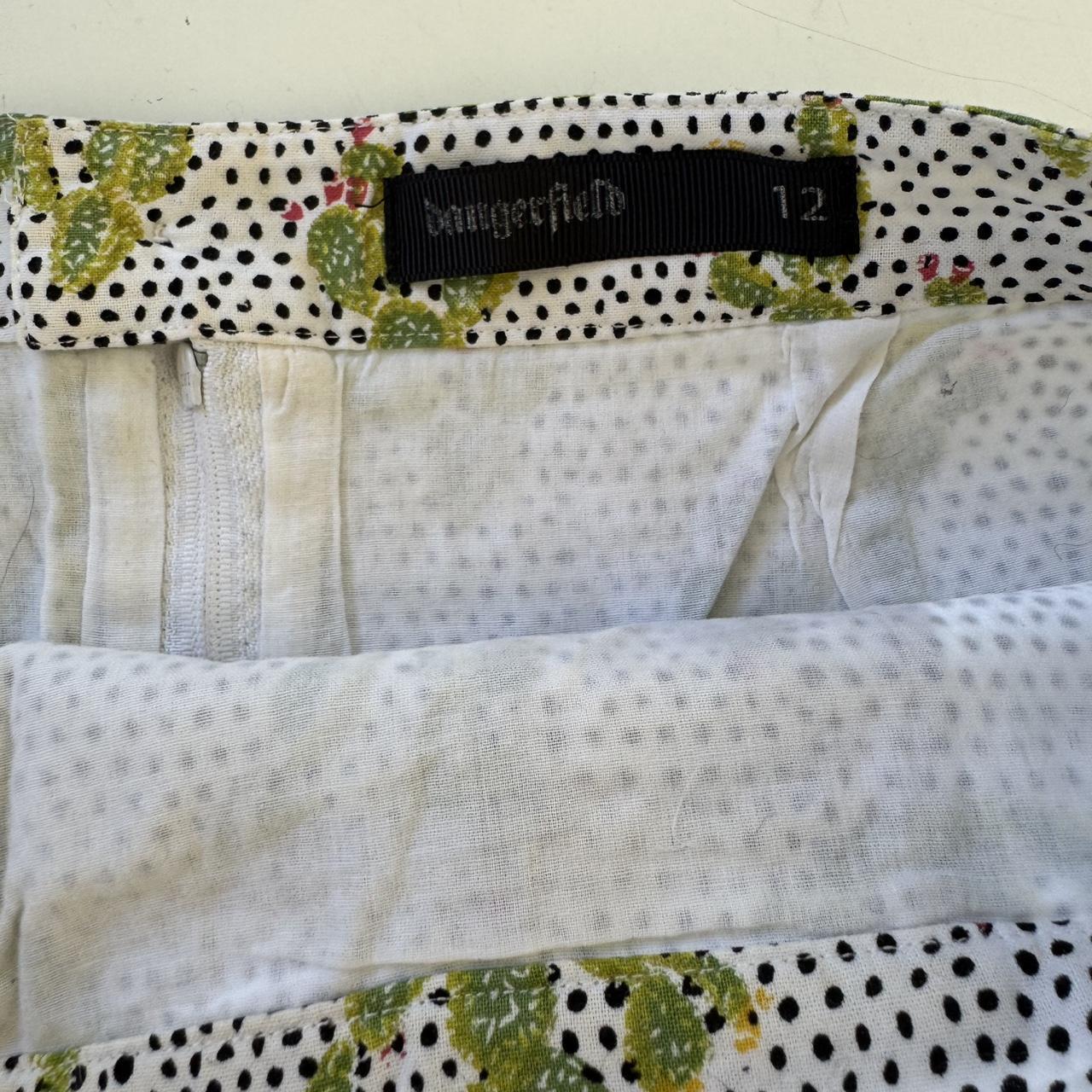 Dangerfield cactus pattern white skirt. Size 12.... | Depop