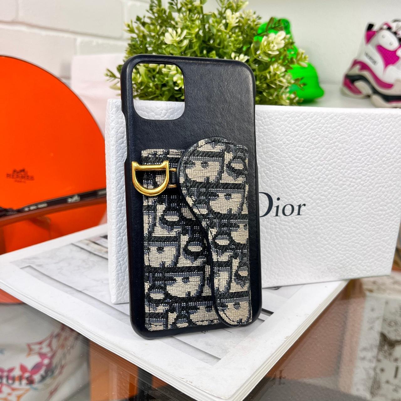Designer Dior Item Saddle Cover for iPhone 11 &... Depop