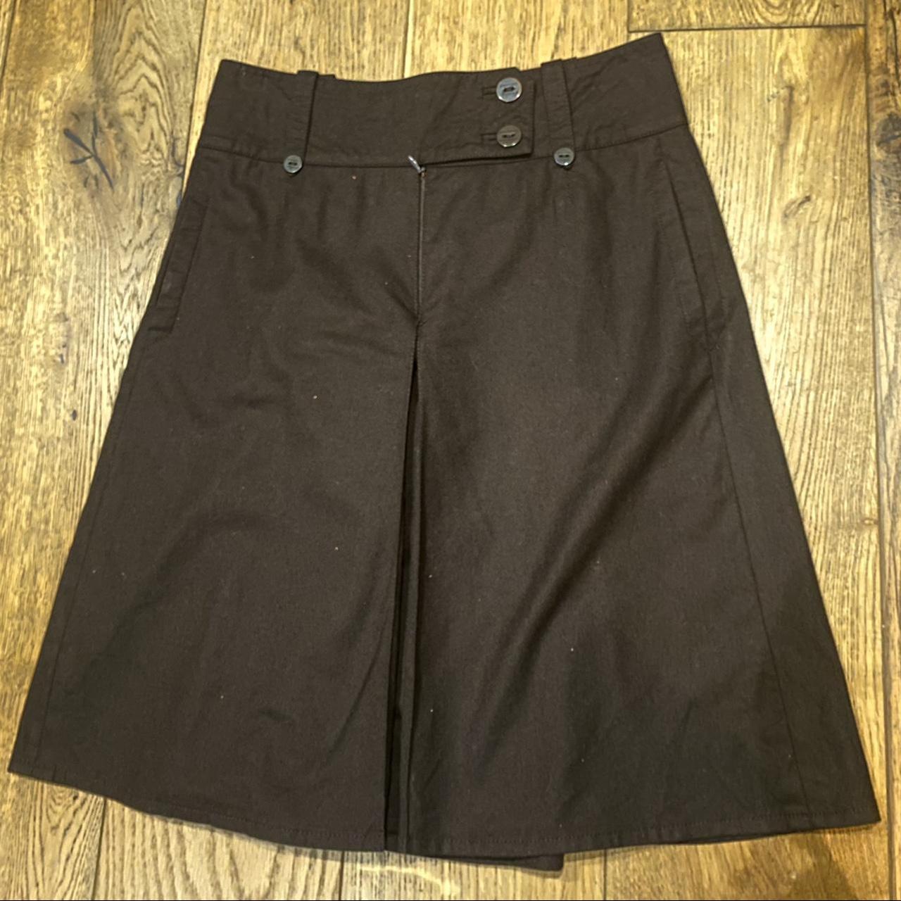 Burberry Women's Brown Skirt Depop