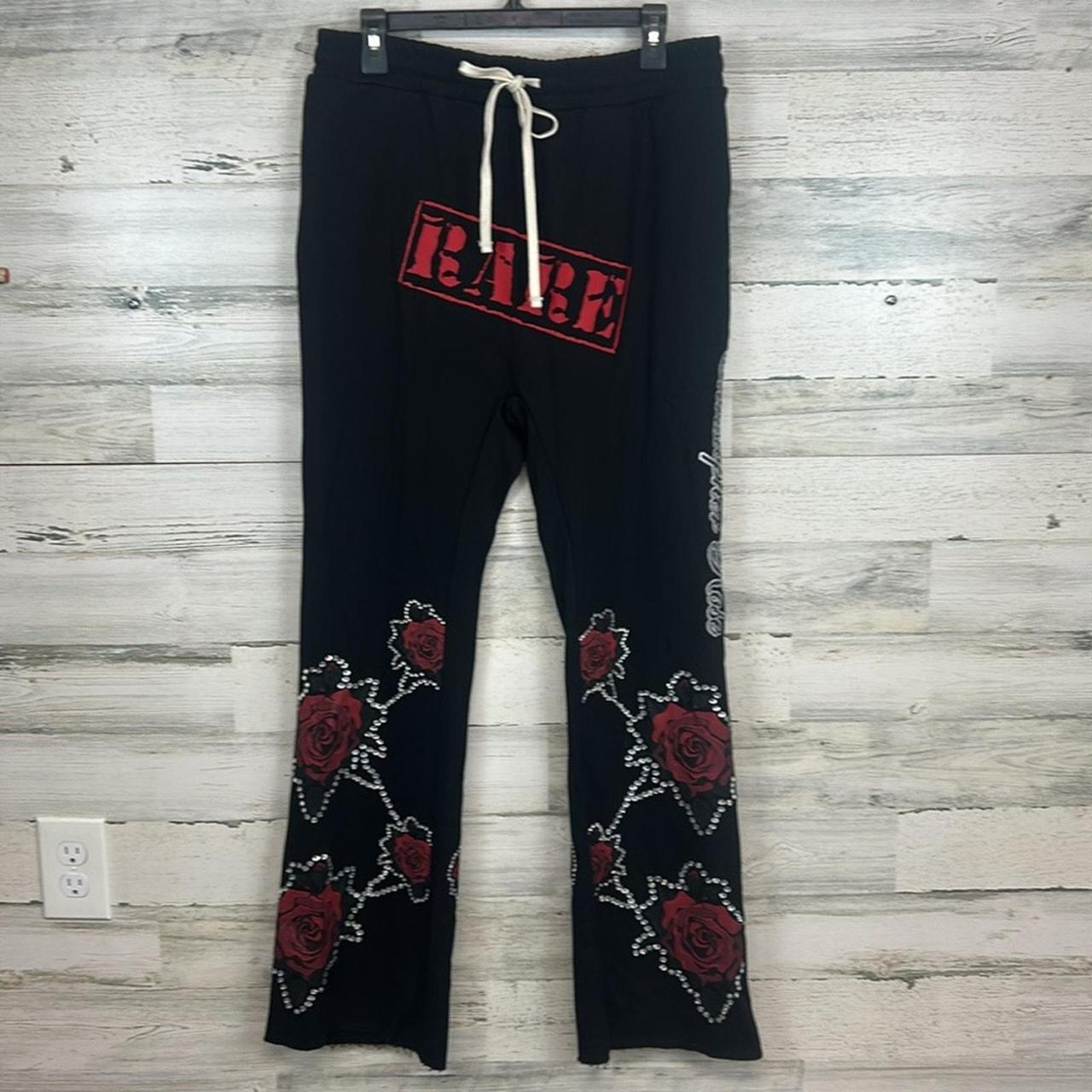 Source Unknown Men's Pants - Black/Red - M – Chri… - image 2