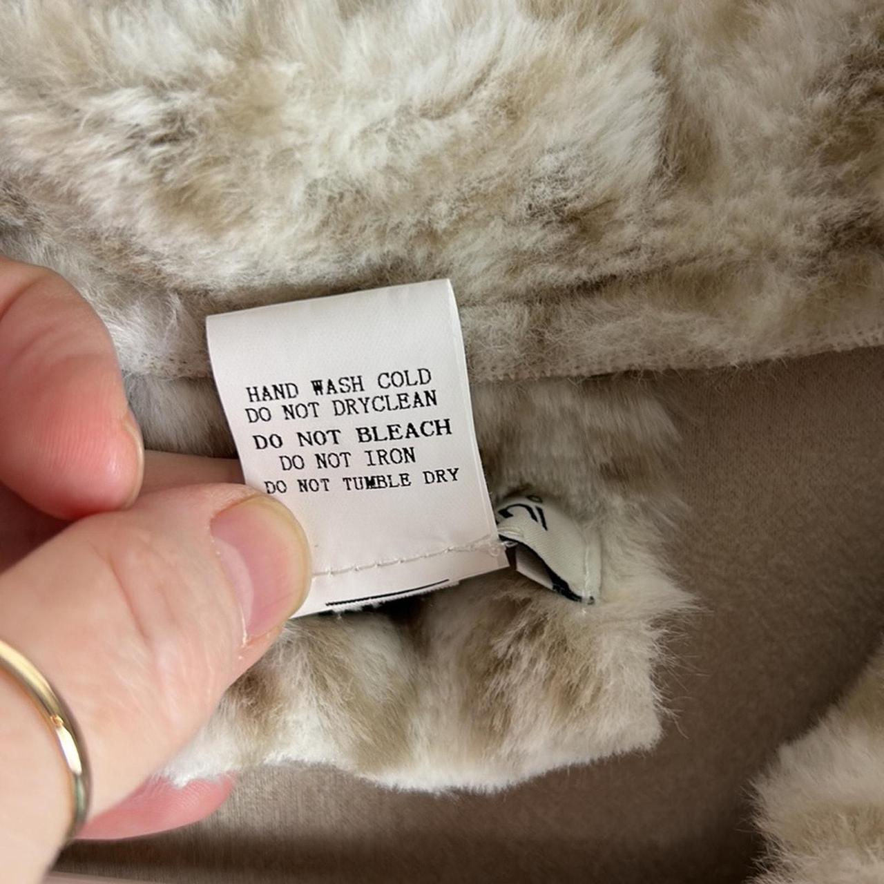 Source Unknown Women's Coat - Cream/White - M – D… - image 8