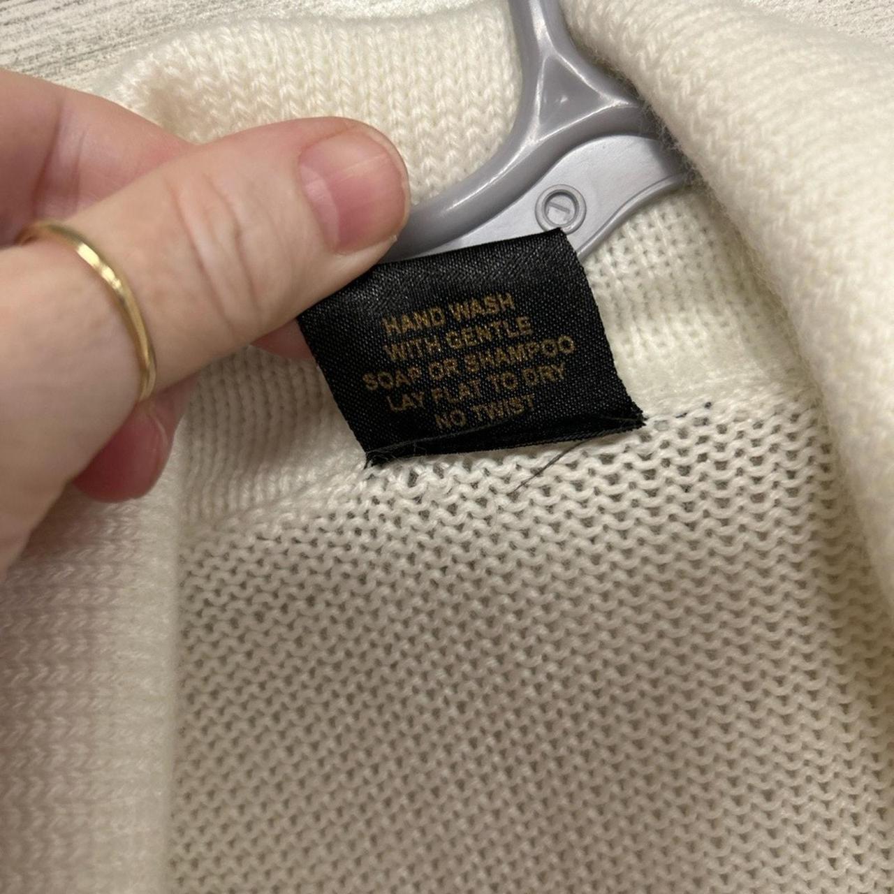 Source Unknown Women's Sweater - Black/Cream - XL… - image 6