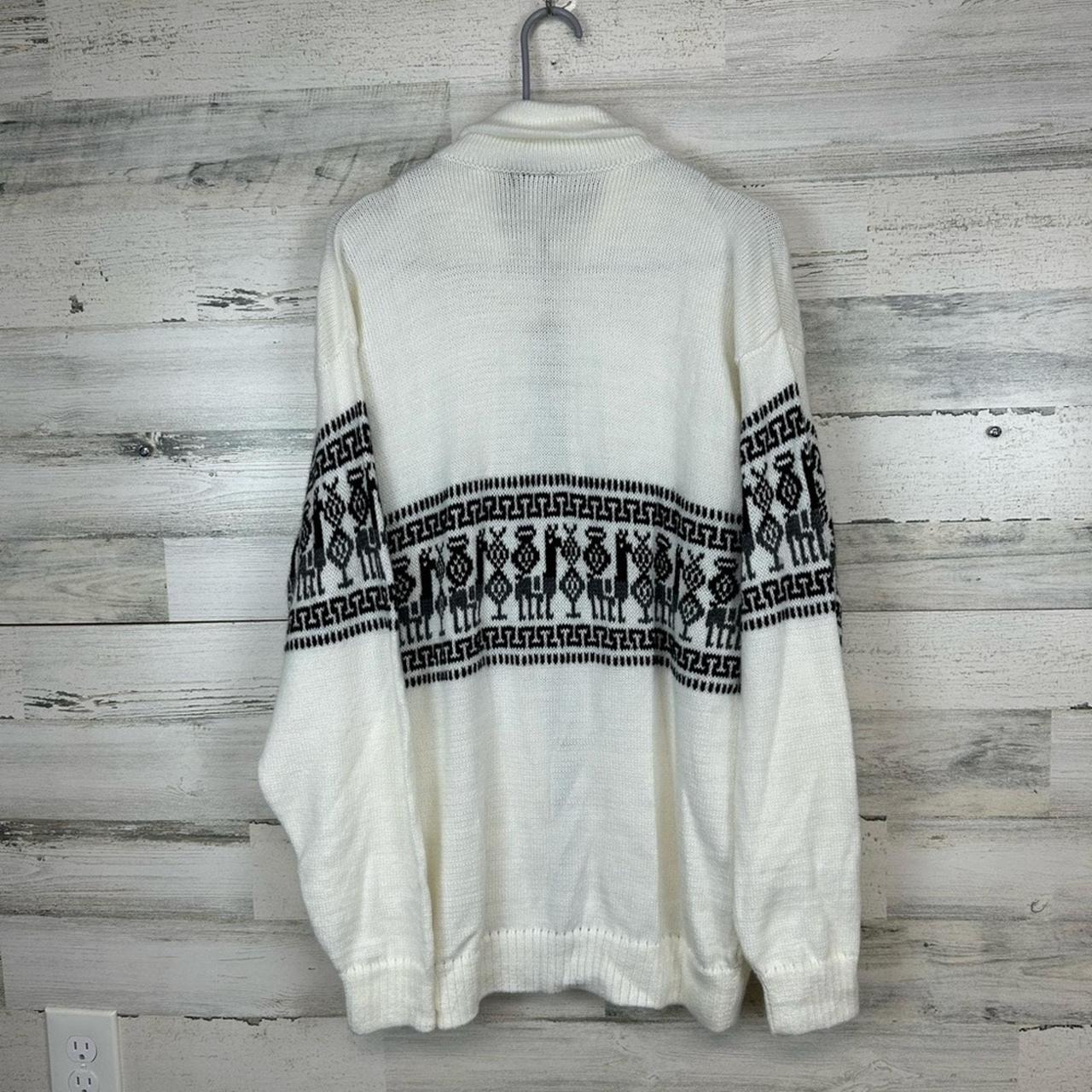 Source Unknown Women's Sweater - Black/Cream - XL… - image 4
