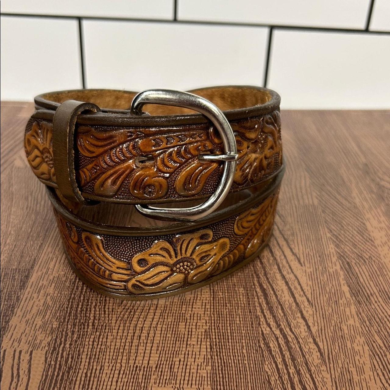 Source Unknown Women's Belt - Tan/Brown – 30" Bru… - image 1