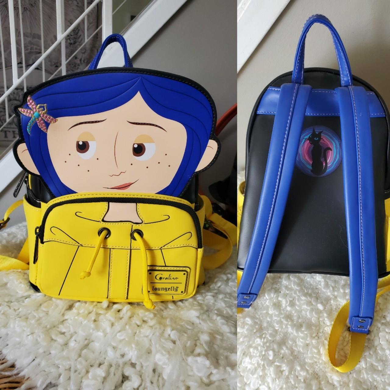 Loungefly Women's Yellow and Blue Bag | Depop