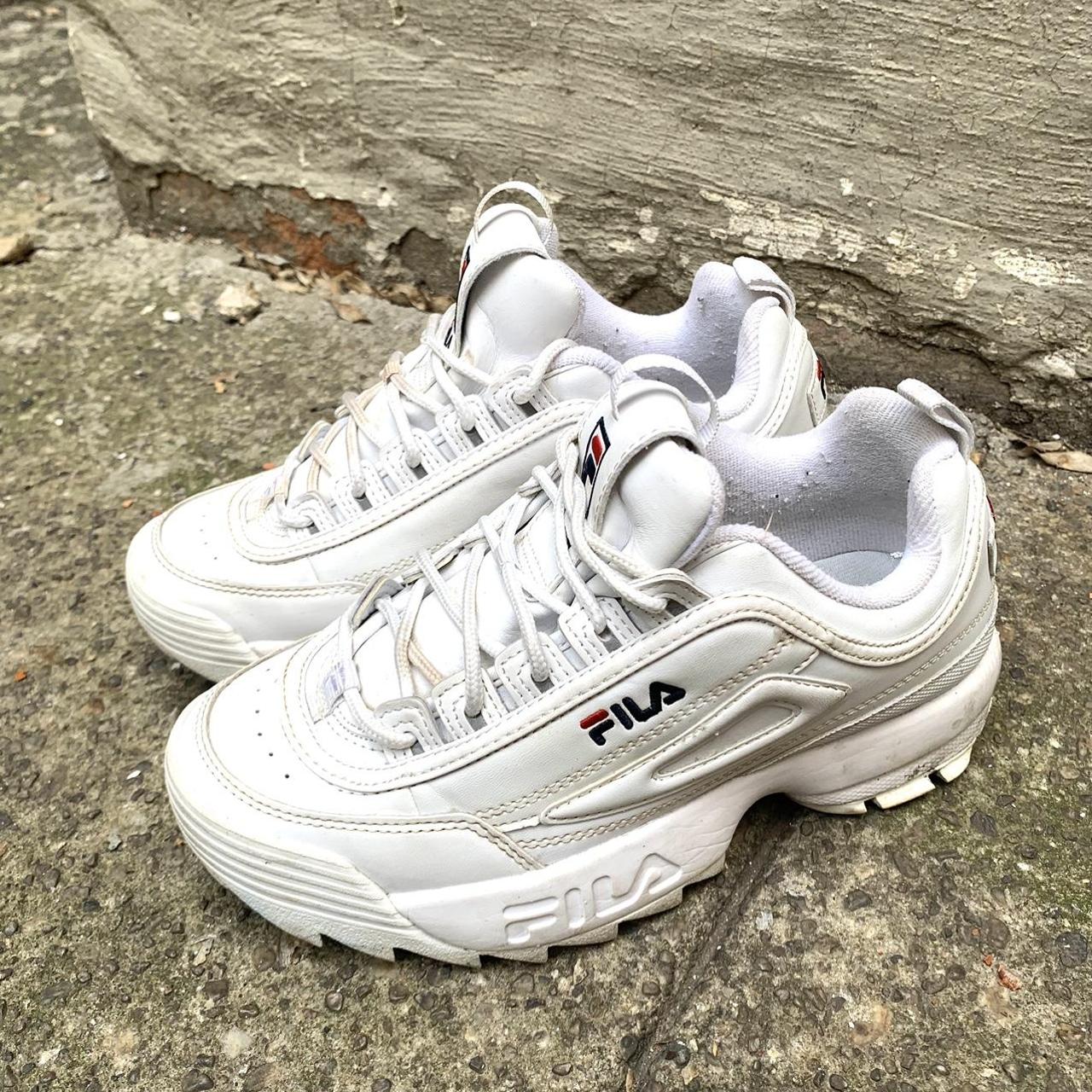 Fila disruptor core white hot sale trainers