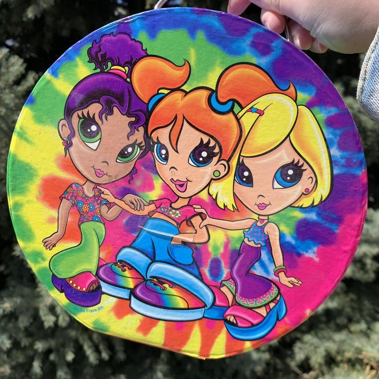 rare retro Lisa Frank tie dye hard case mini | Depop