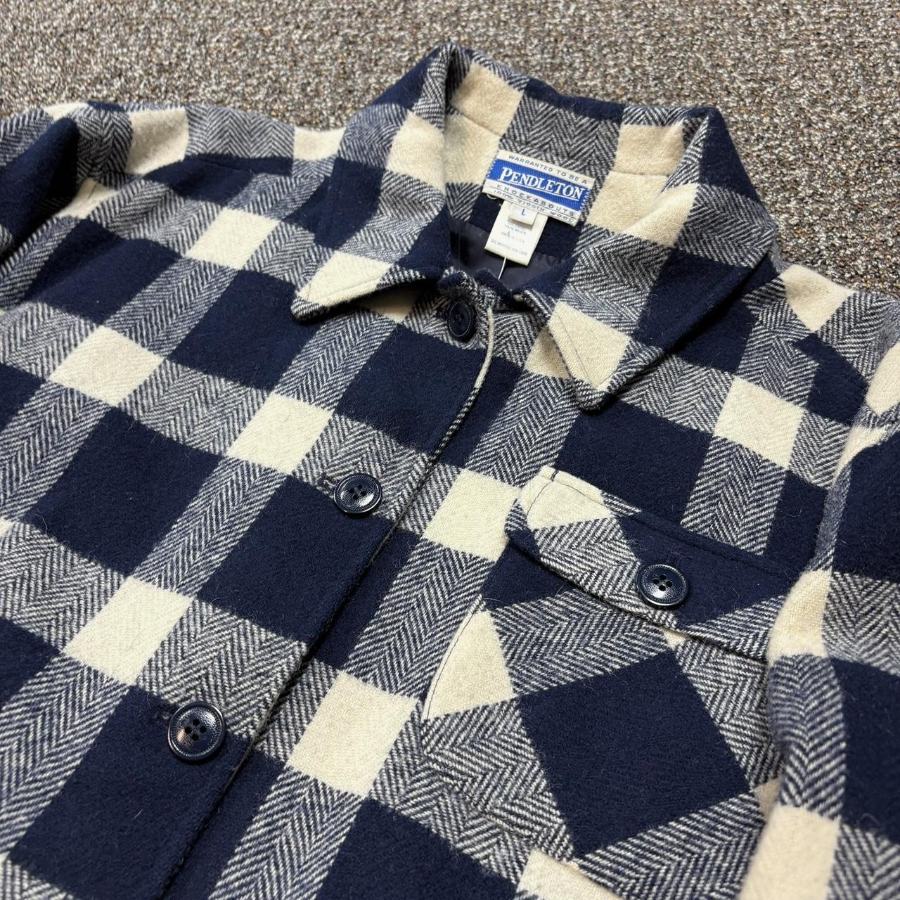 Pendleton Women's Lightweight Jacket - White/Blue… - image 2