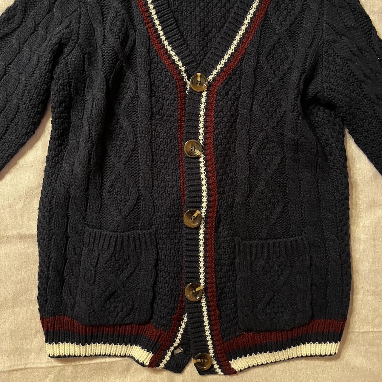 Forever 21 Dark Blue Cardigan Size Small Brand New - Depop