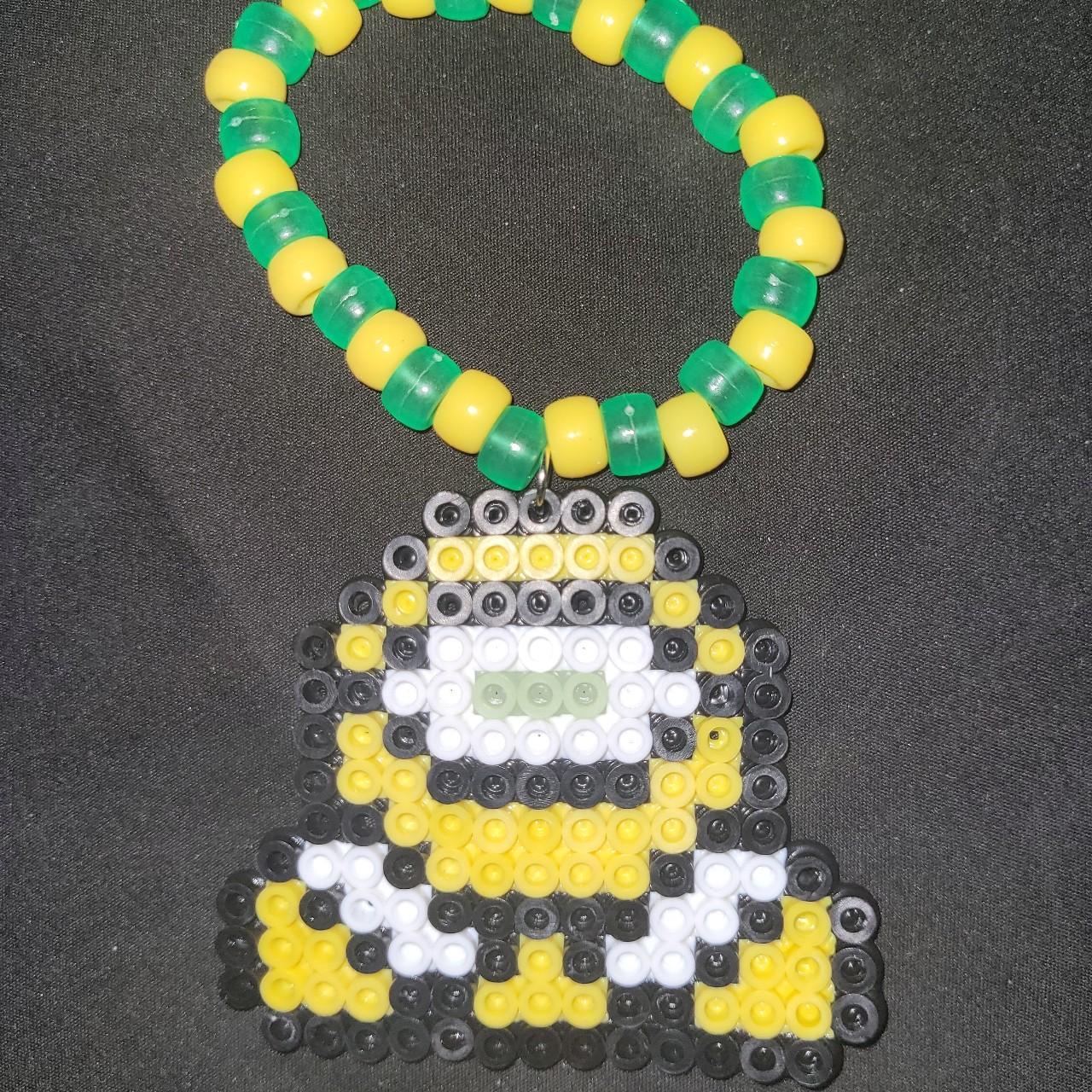 Subtronics Cyclops Perler Bracelet glow in the dark... - Depop