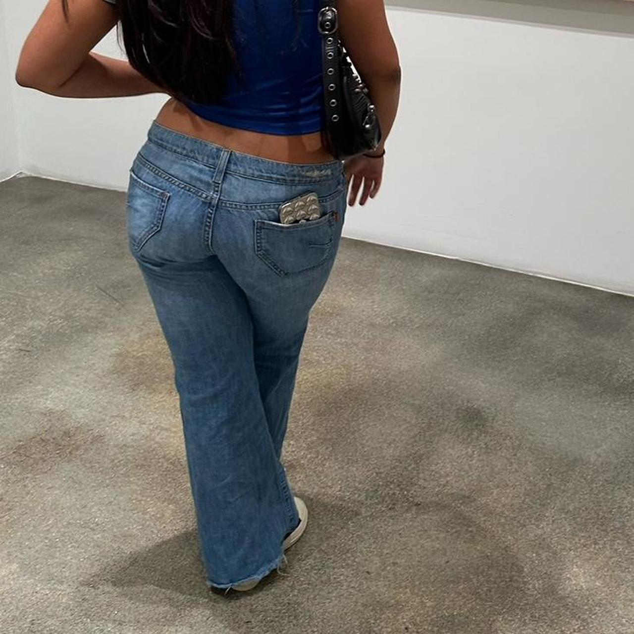 low rise jeans vintage af very low rise if you’re... - Depop