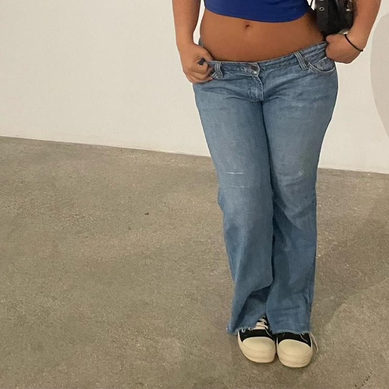 low rise jeans vintage af very low rise if you’re... - Depop