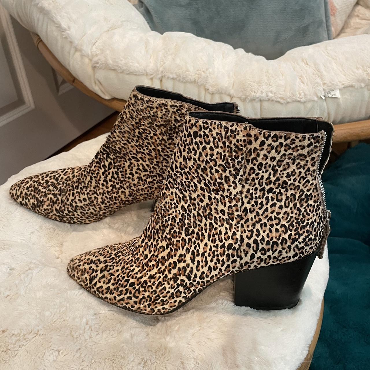 Dolce Vita Leopard Print heeled boots Depop