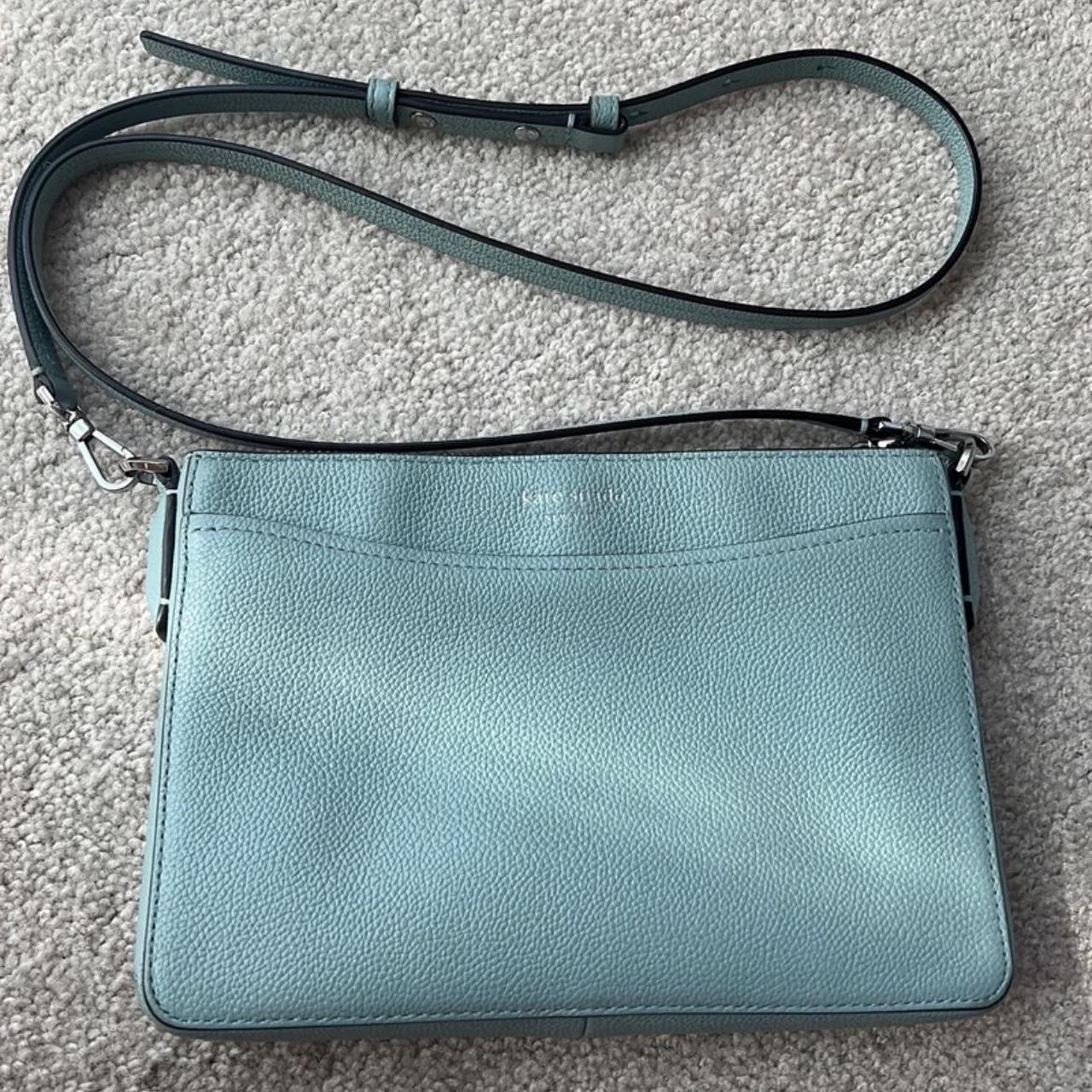 kate spade margaux crossbody blue good condition Depop