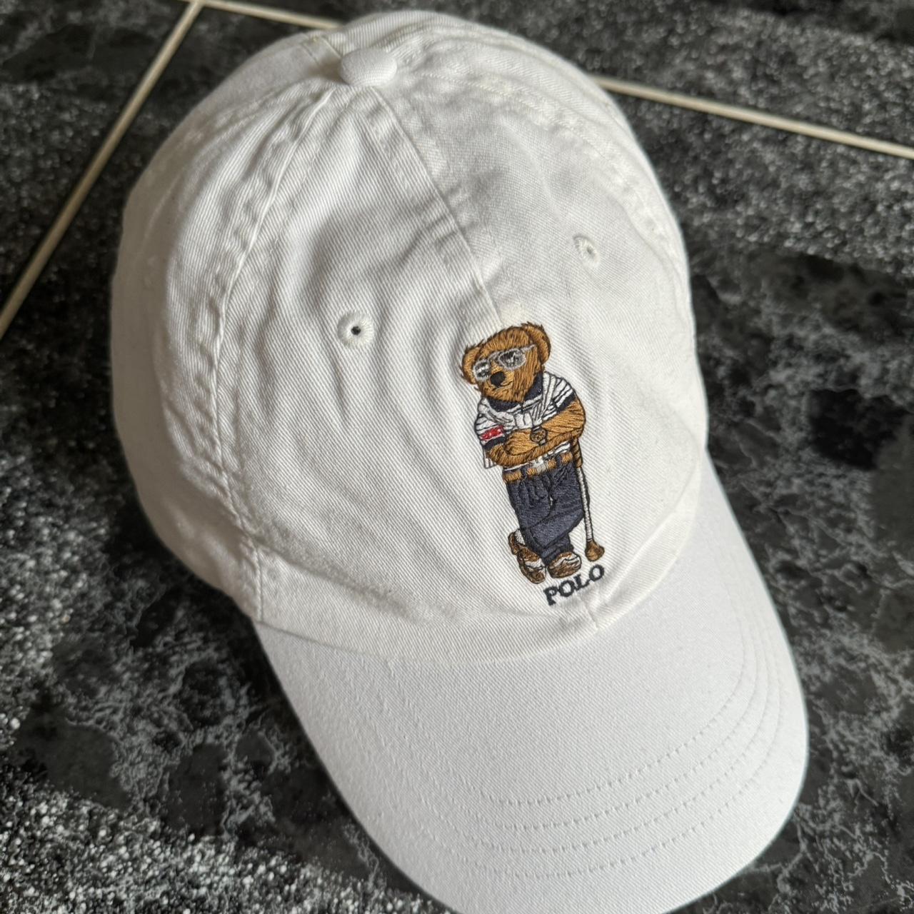 Polo Ralph Lauren Teddy Bear Cap in white Very good