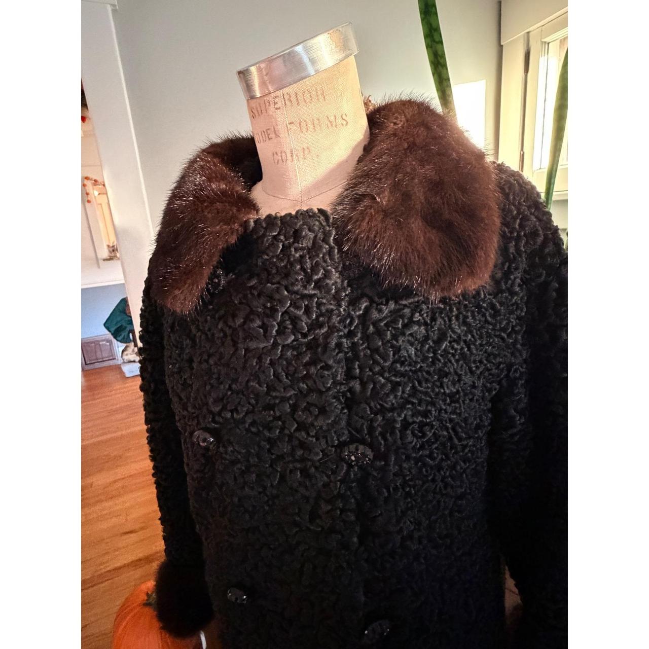 Schiaparelli Women's Overcoat - Black/Brown - M –… - image 3