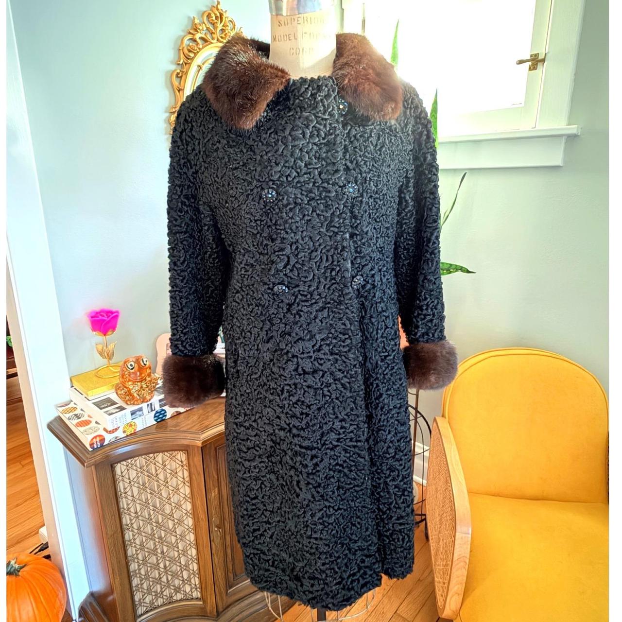 Schiaparelli Women's Overcoat - Black/Brown - M –… - image 1