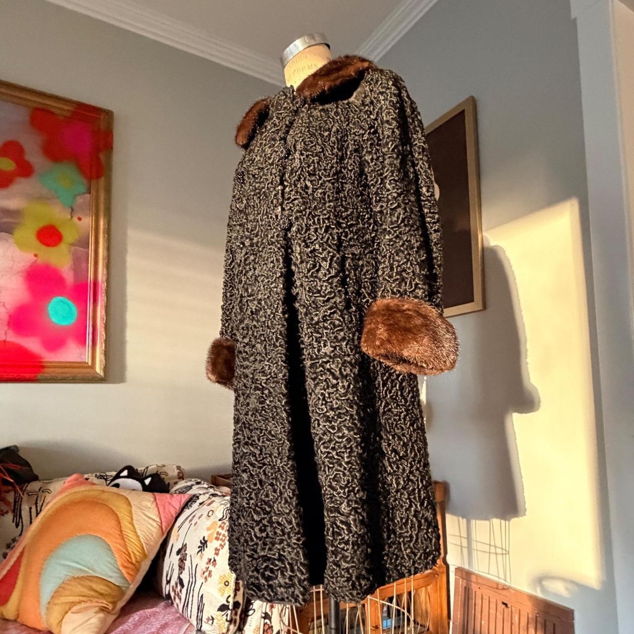 Schiaparelli Women's Overcoat - Black/Brown - M –… - image 5