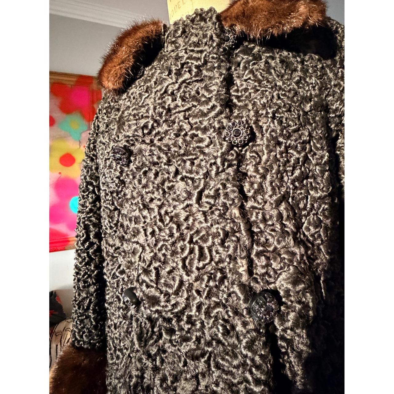 Schiaparelli Women's Overcoat - Black/Brown - M –… - image 7