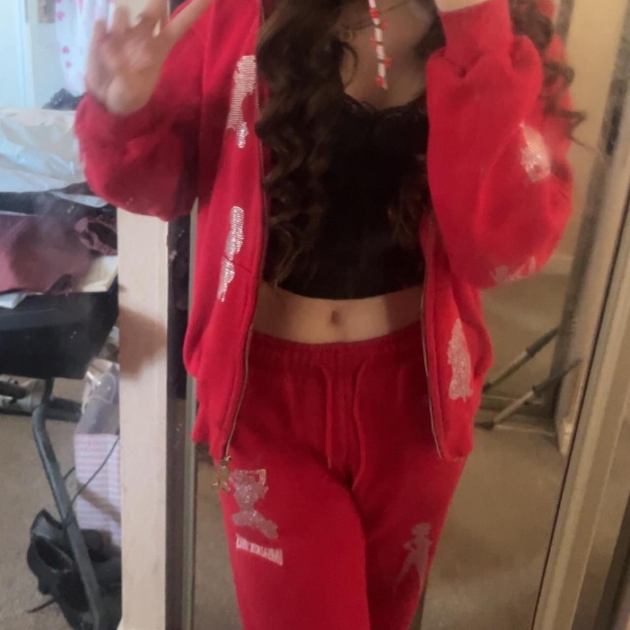 Red Named Collective Unrealistic Ideals Tracksuit Depop