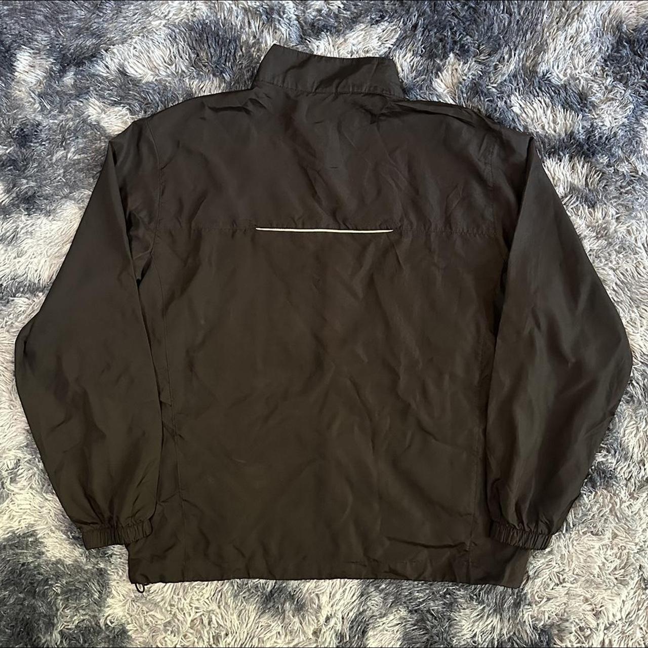 Black windbreaker REEF Size Large Shipping... - Depop