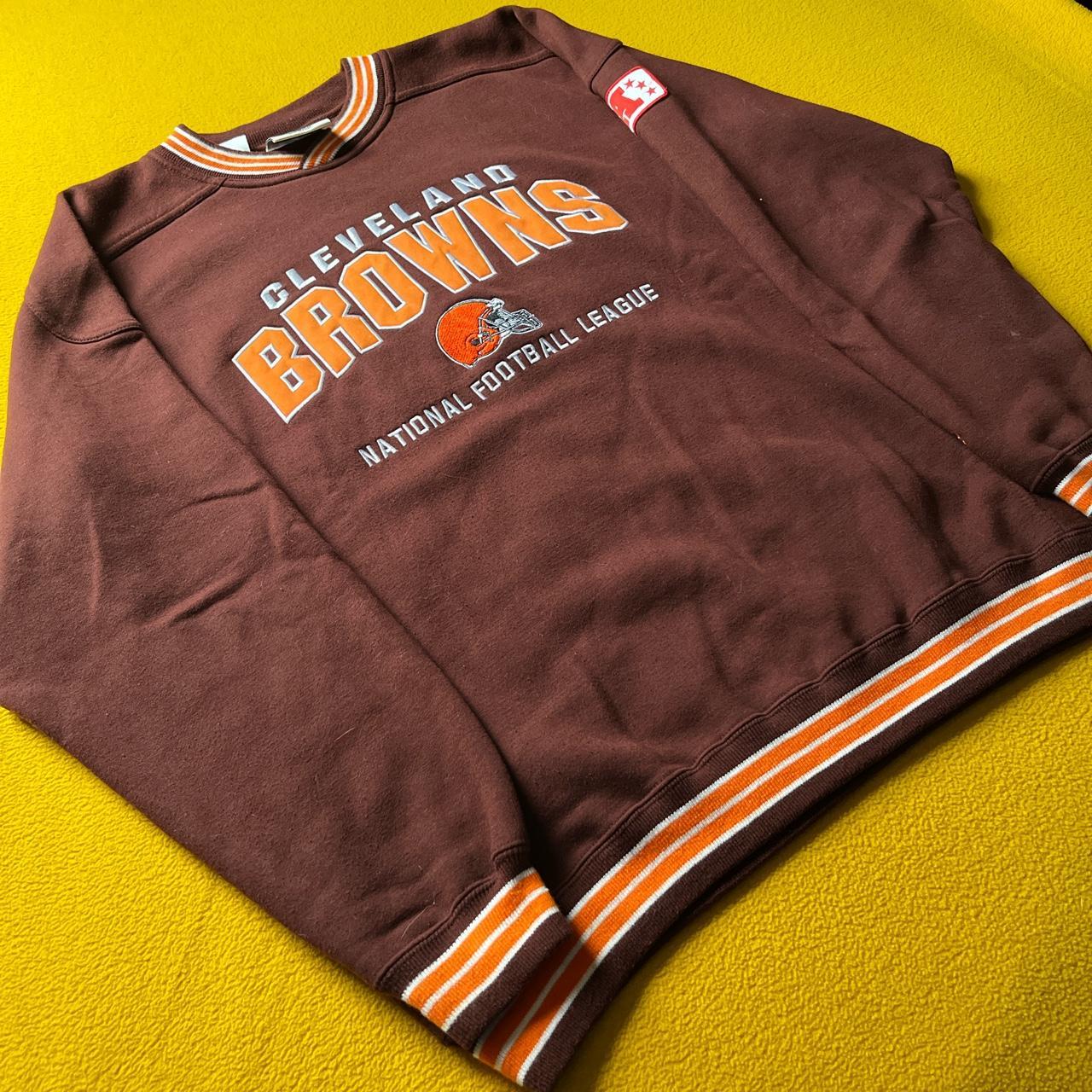 Vintage Lee Sports Cleveland Browns Sweatshirt - Depop