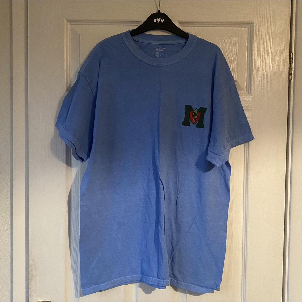 Men’s blue oversized tshirt Urban outfitters Size... Depop